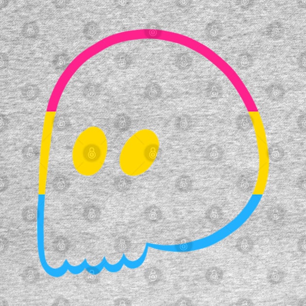 Cute Emo Skull (Pansexual Colors) by inatorinator